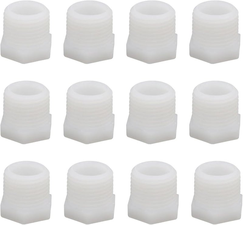 12 Pieces PVC Water Heater Drain Plug 1 2 Inch NPT Replacement for Trailer - Image 5